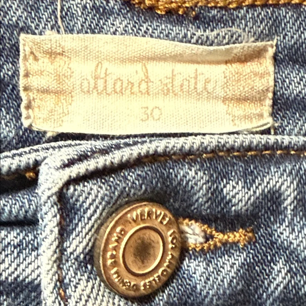 Altar'd State Distressed Ankle Jeans in Blue - Picture 2 of 8